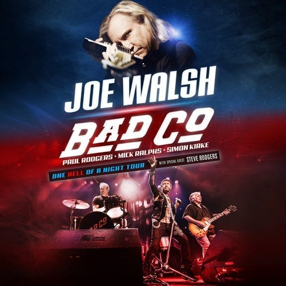 Joe Walsh and Bad Company Announce CoHeadlining Tour Classics Du Jour