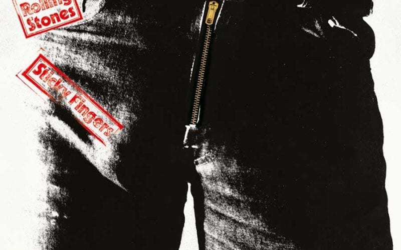 Cover artwork for the Rolling Stones' Sticky Fingers album