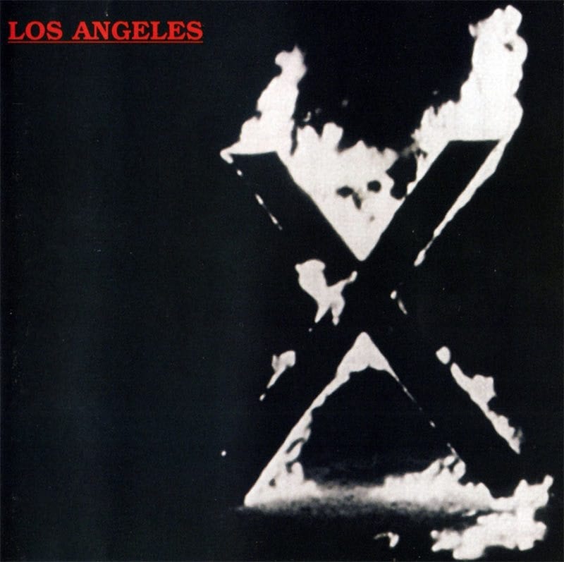 X Los Angeles album cover