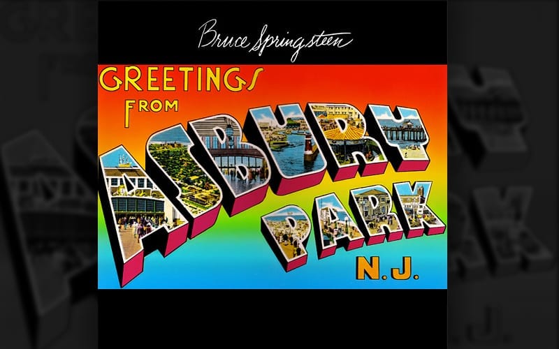 Bruce Springsteen Asbury Park album cover