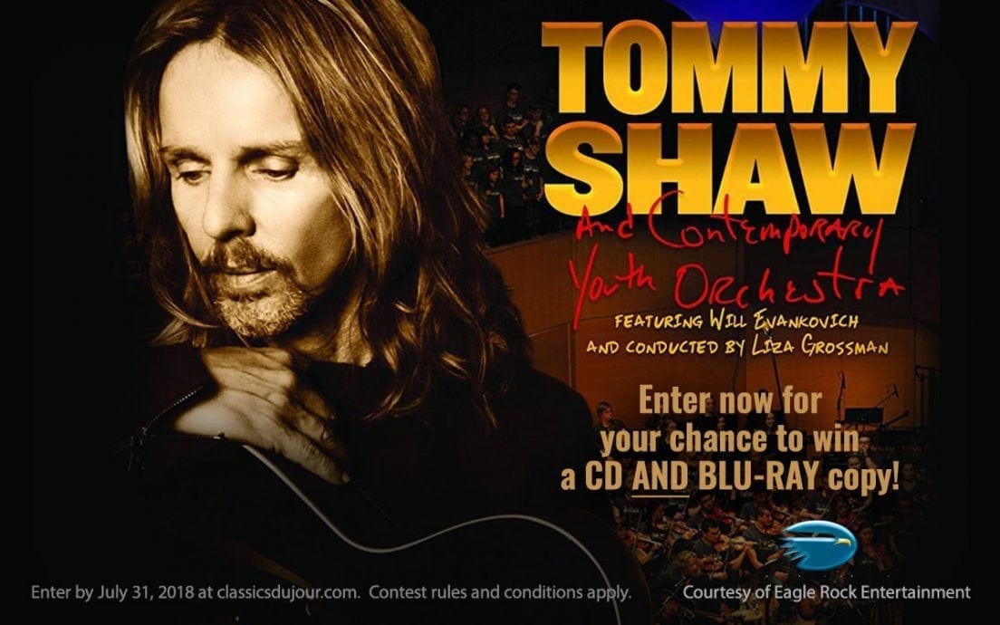 Tommy Shaw and Contemporary Youth Orchestra Sing For The Day! contest