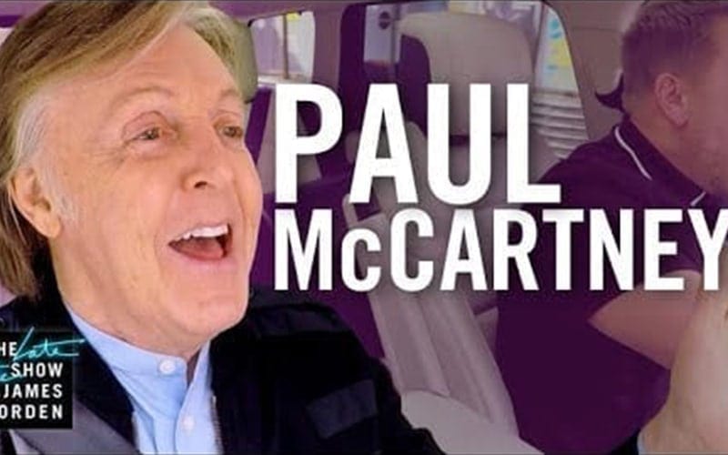 Paul McCartney on Carpool Karaoke