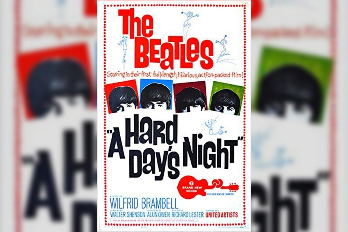 Beatles Hard Day's Night film poster