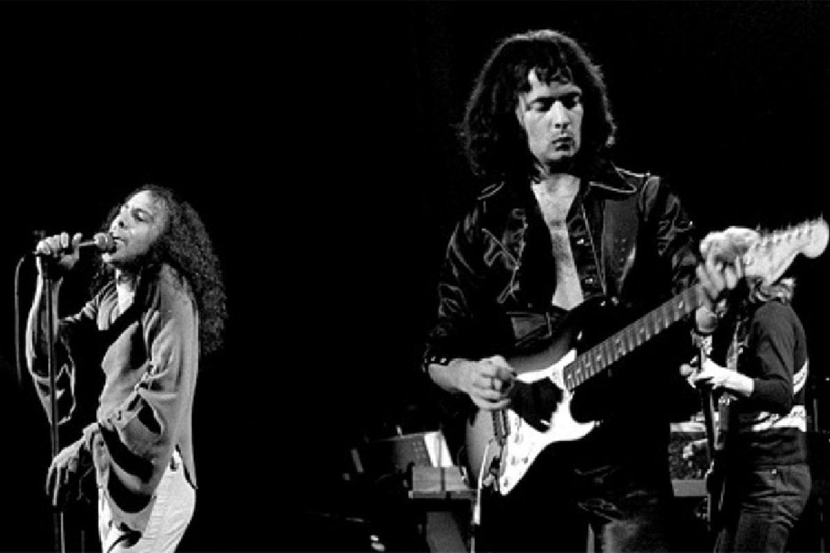 Ronnie James Dio and Richie Blackmore of Rainbow