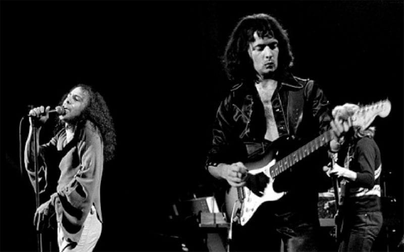 Ronnie James Dio and Richie Blackmore of Rainbow