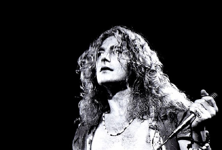 Robert Plant of classic rock band Led Zeppelin