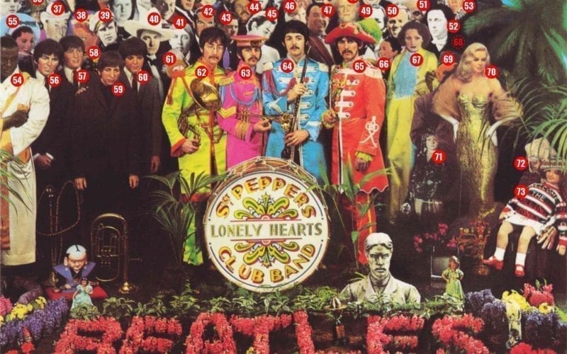 Sgt. Pepper Album Cover by the Numbers