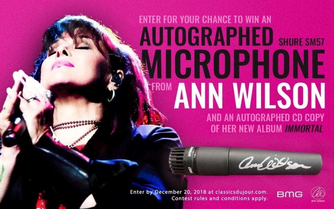 Ann Wilson microphone contest