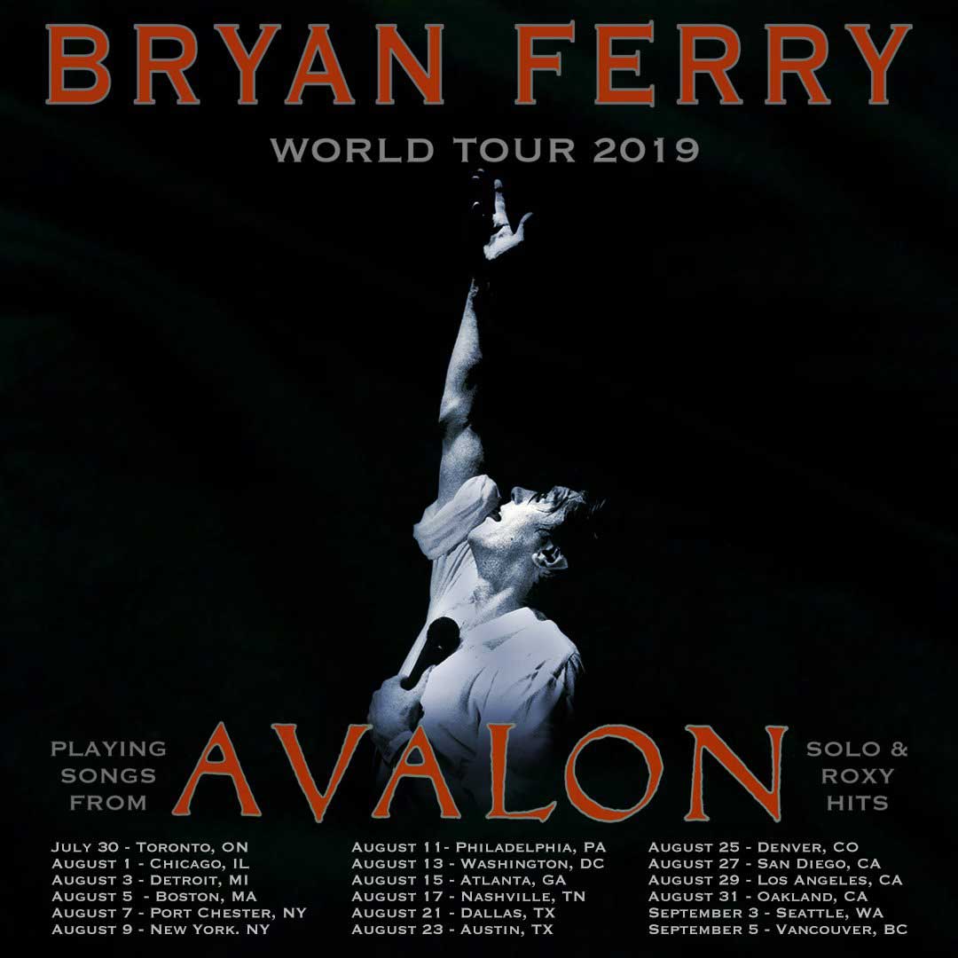 Roxy Music's Bryan Ferry Announces North American Tour - Classics Du Jour