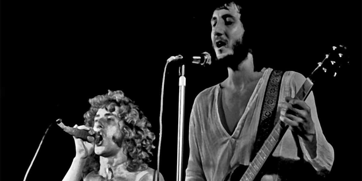 Roger Daltrey and Pete Townshend of The Who