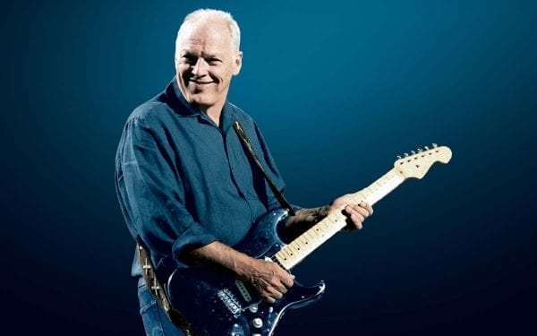 David Gilmour with his Black Strat