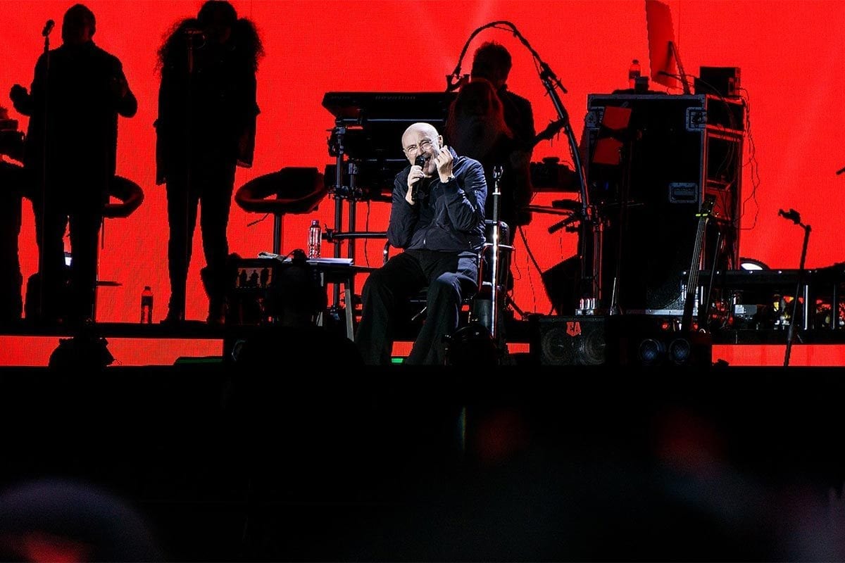 Phil Collins in Hyde Park in 2017