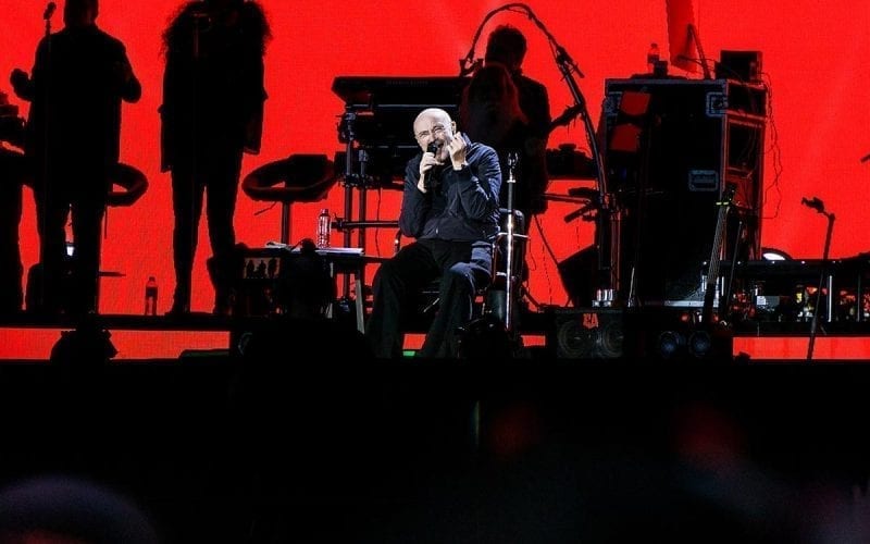 Phil Collins in Hyde Park in 2017