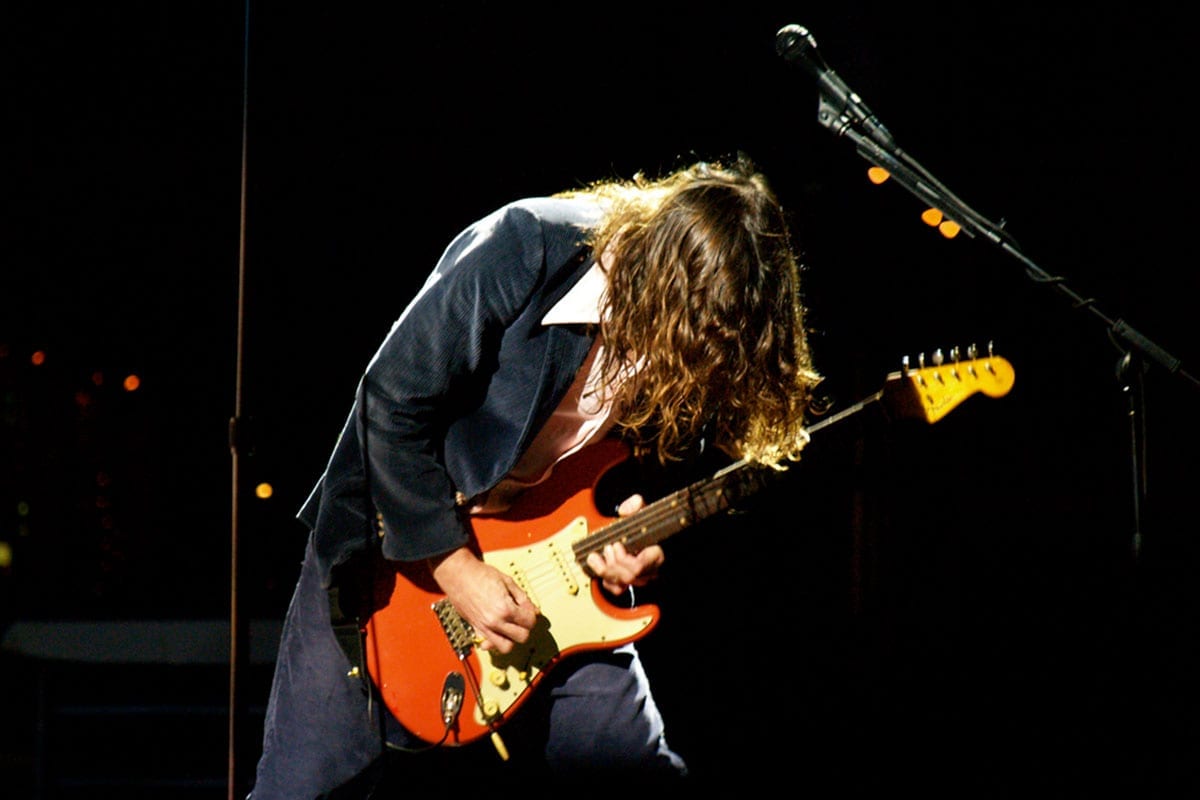 John Frusciante with the Red Hot Chili Peppers in 2006