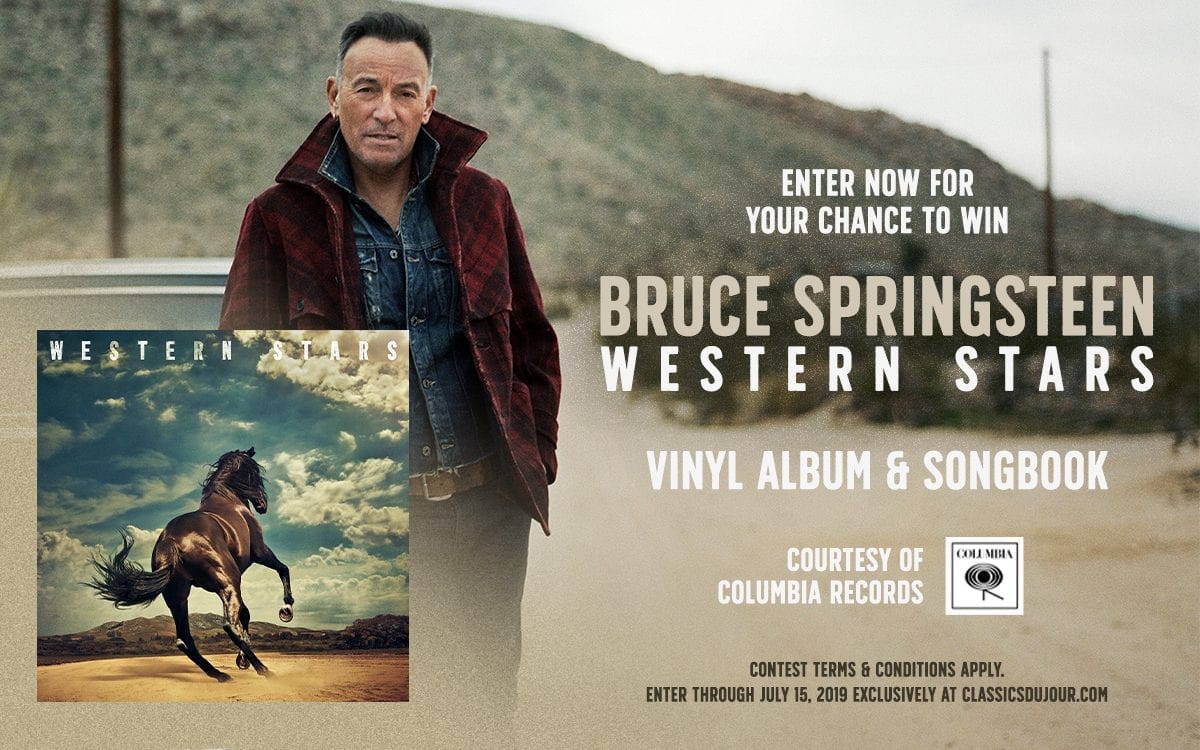 Bruce Springsteen Western Stars vinyl contest