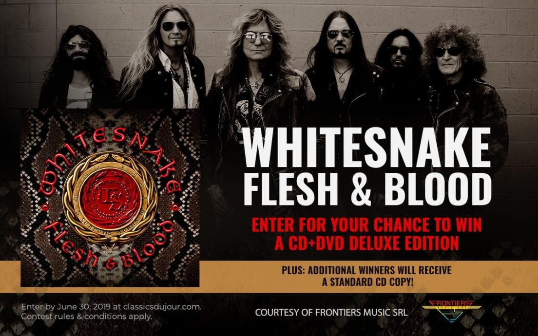 Enter for your chance to win Whitesnake's new album FLESH & BLOOD