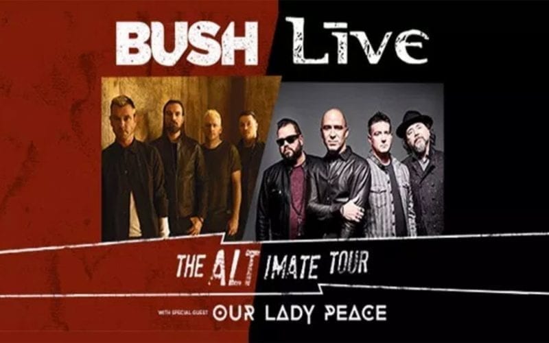 Bush Live Altimate tour poster