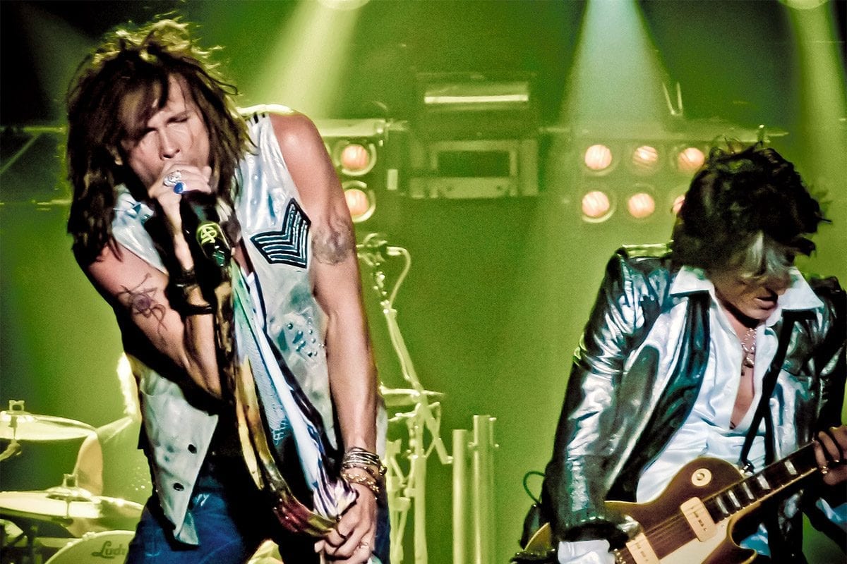 Steven Tyler and Joe Perry of Aerosmith