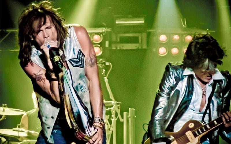 Steven Tyler and Joe Perry of Aerosmith