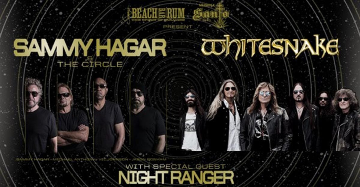 Sammy Hagar tour with Whitesnake and Night Ranger