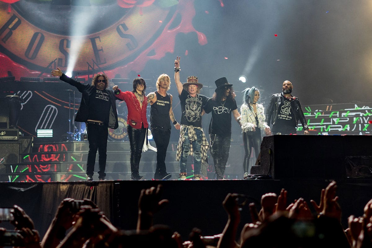 Guns N Roses at London Stadium in 2017