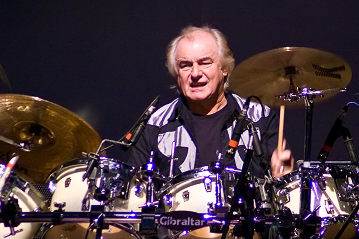 Alan White with Yes in 2010