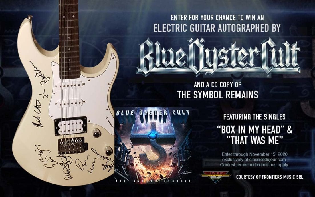 Enter for your chance to win an electric guitar autographed by