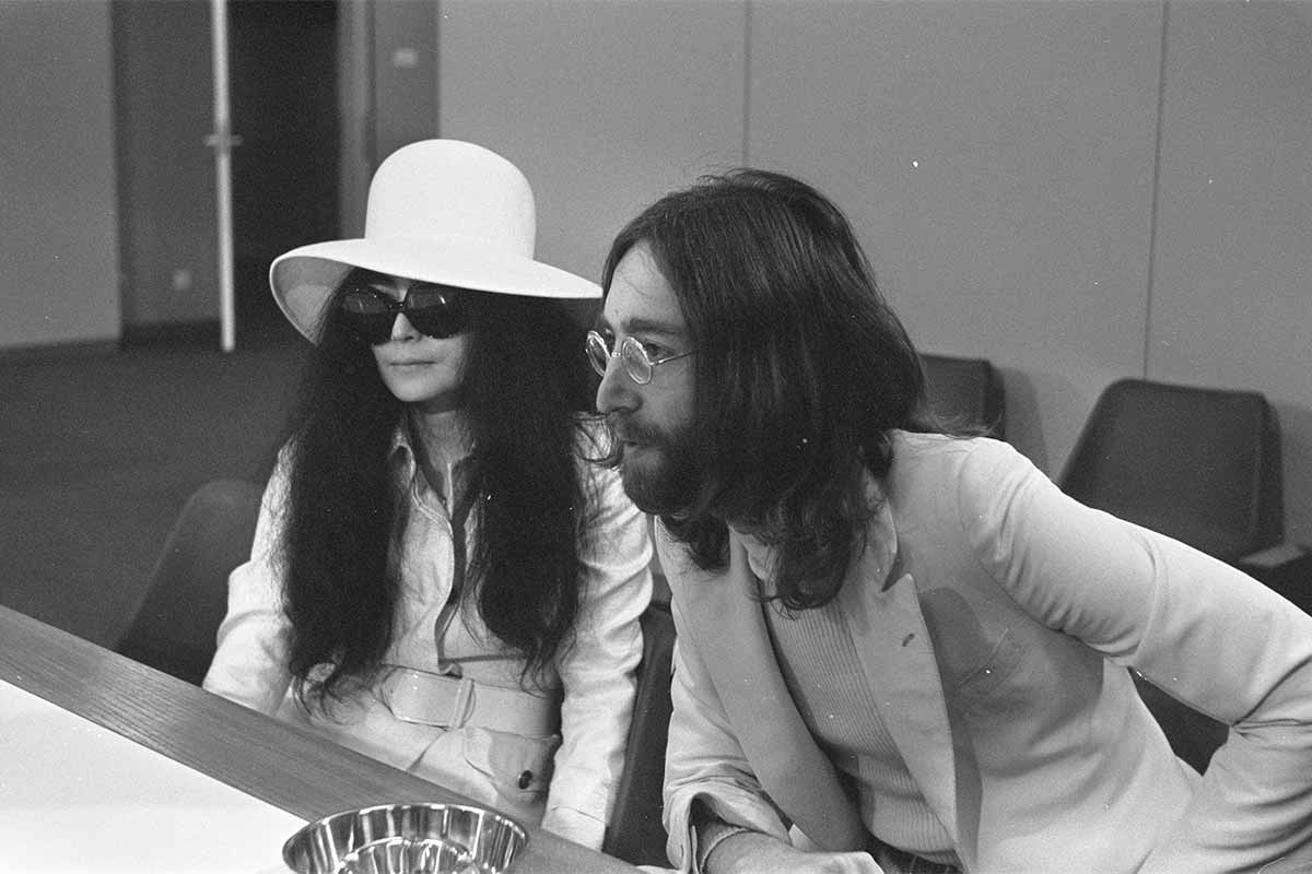 Yoko Ono and John Lennon in 1969