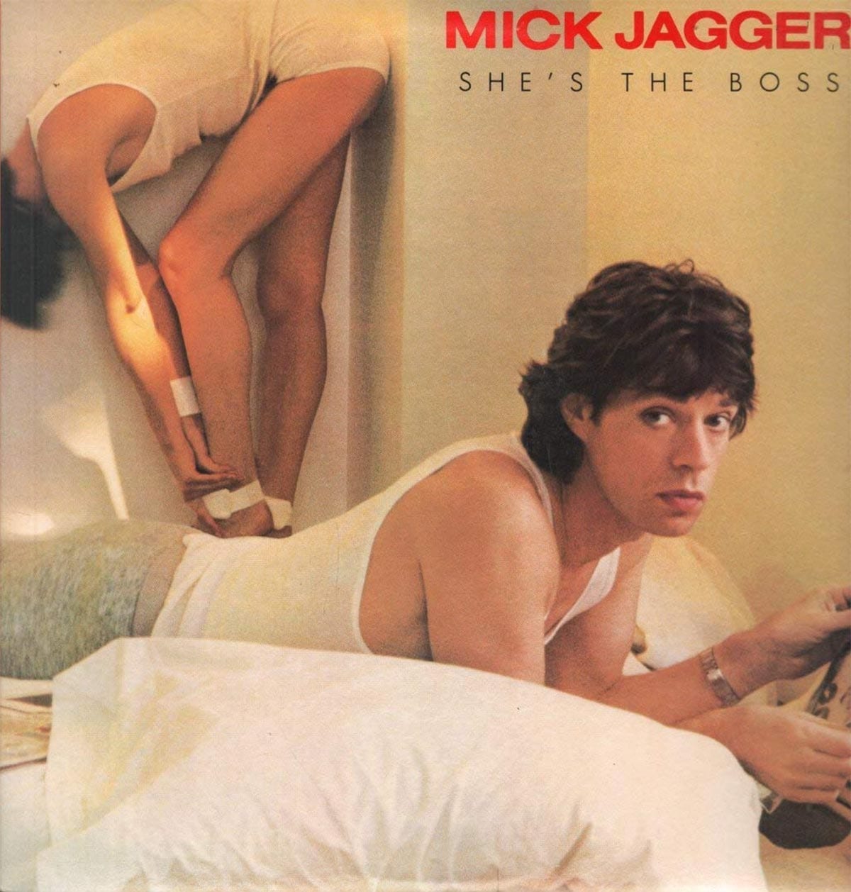 Mick Jagger Shes The Boss album cover