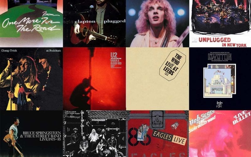 Most influential live classic rock albums