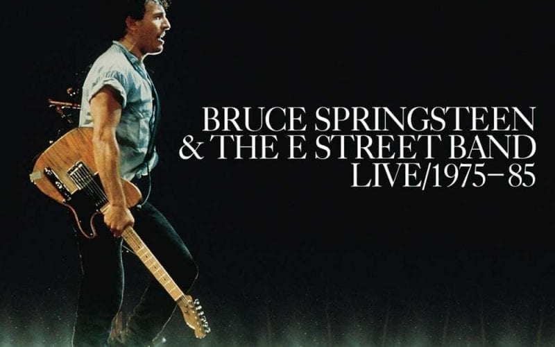 Springsteen Live 1975-85 album cover