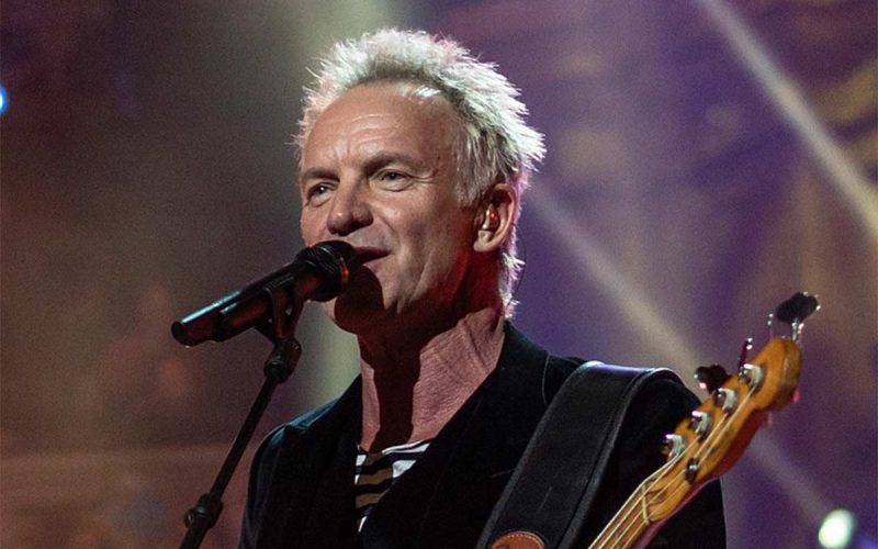 Sting performs in 2018