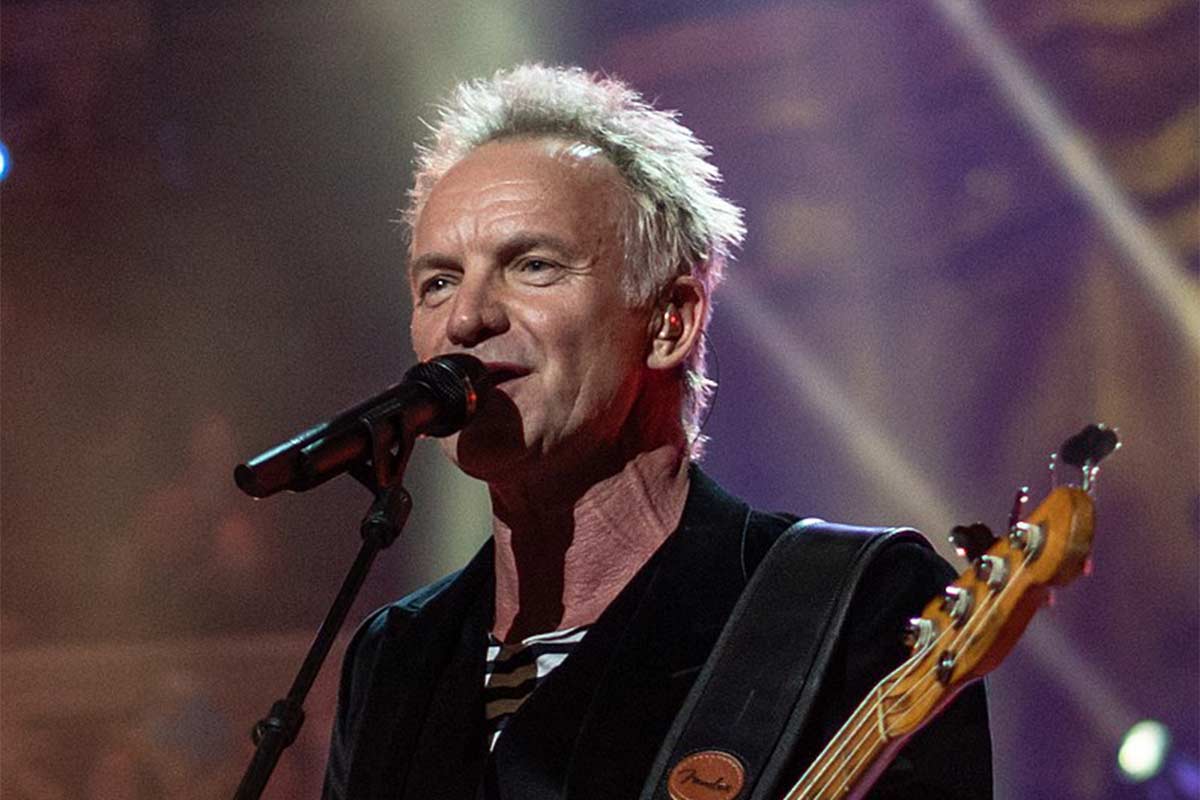 Sting performs in 2018