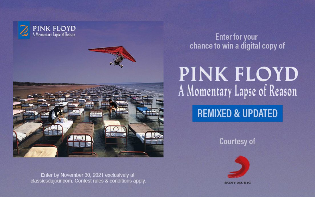 Pink Floyd Momentary Lapse of Reason giveaway