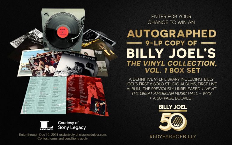 Enter For Your Chance To Win An AUTOGRAPHED Copy Of Billy Joel's 'The ...