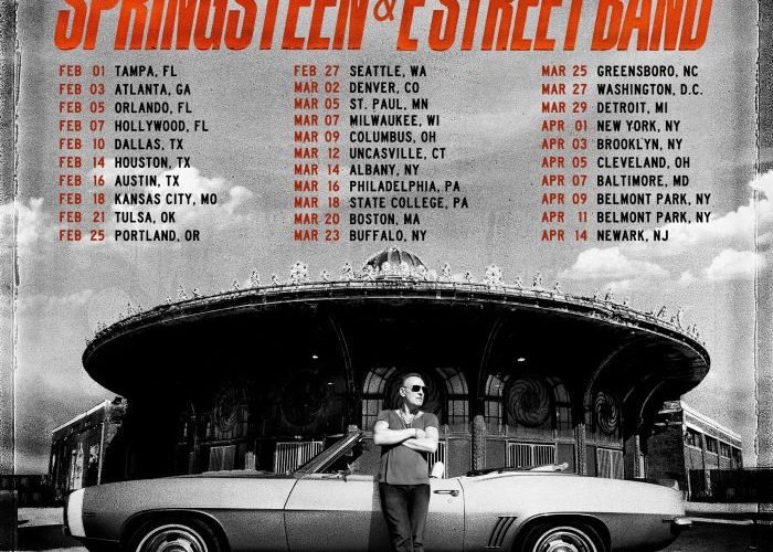 Springsteen's 2023 tour poster