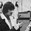 Producer Terry Melcher in the studio with The Byrds