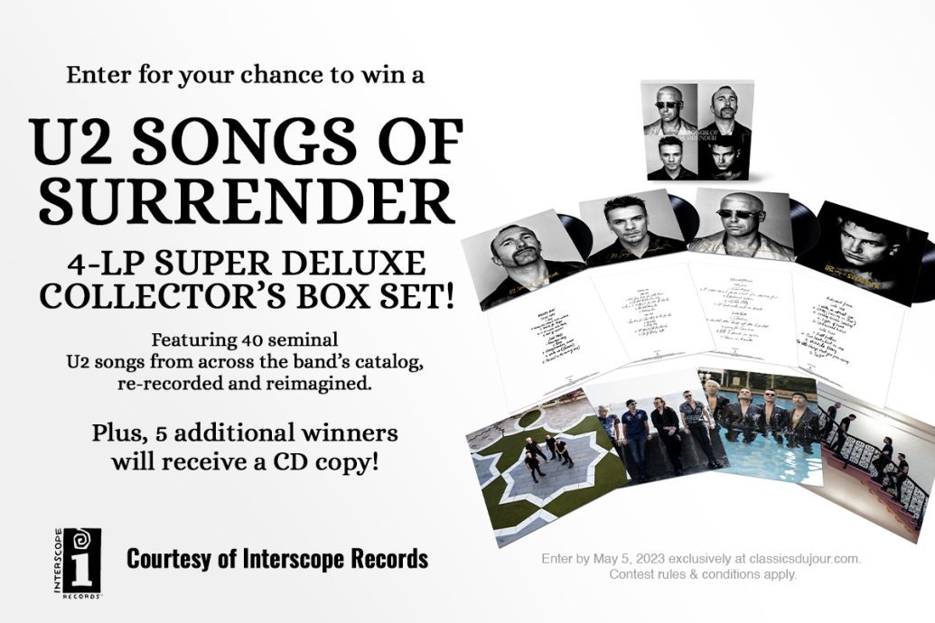U2 Songs of Surrender Contest