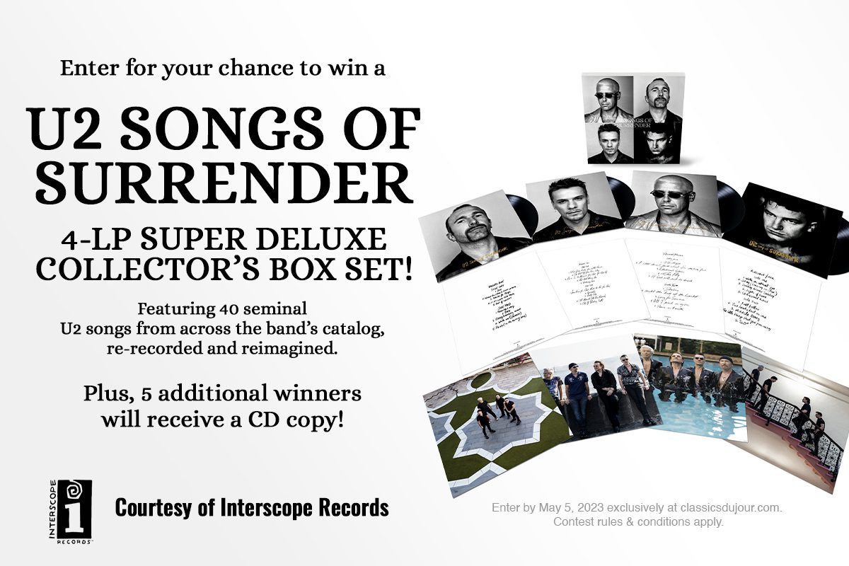 U2 rerecorded 40 songs for 'Songs of Surrender' album