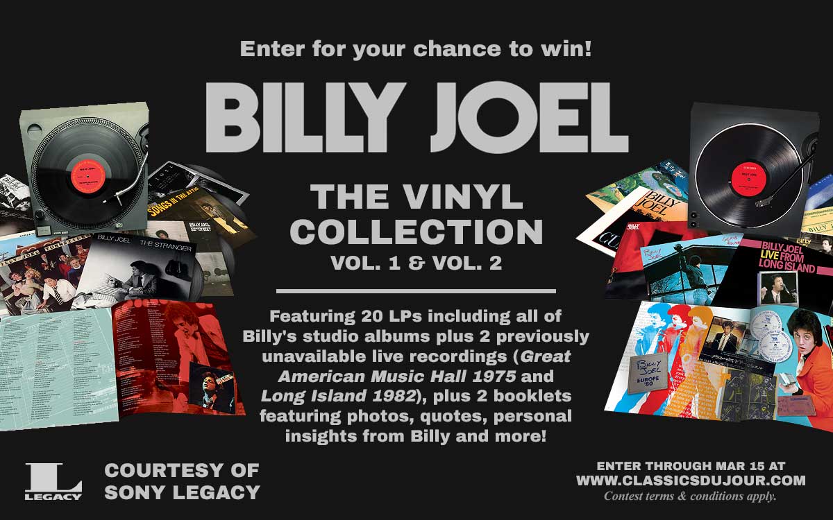 Enter for your chance to win Billy Joel's The Vinyl Collection Vol