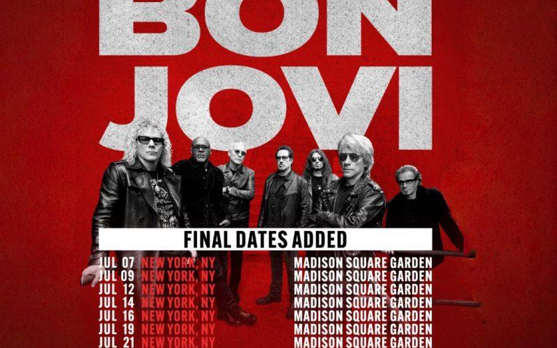Bon Jovi tour dates