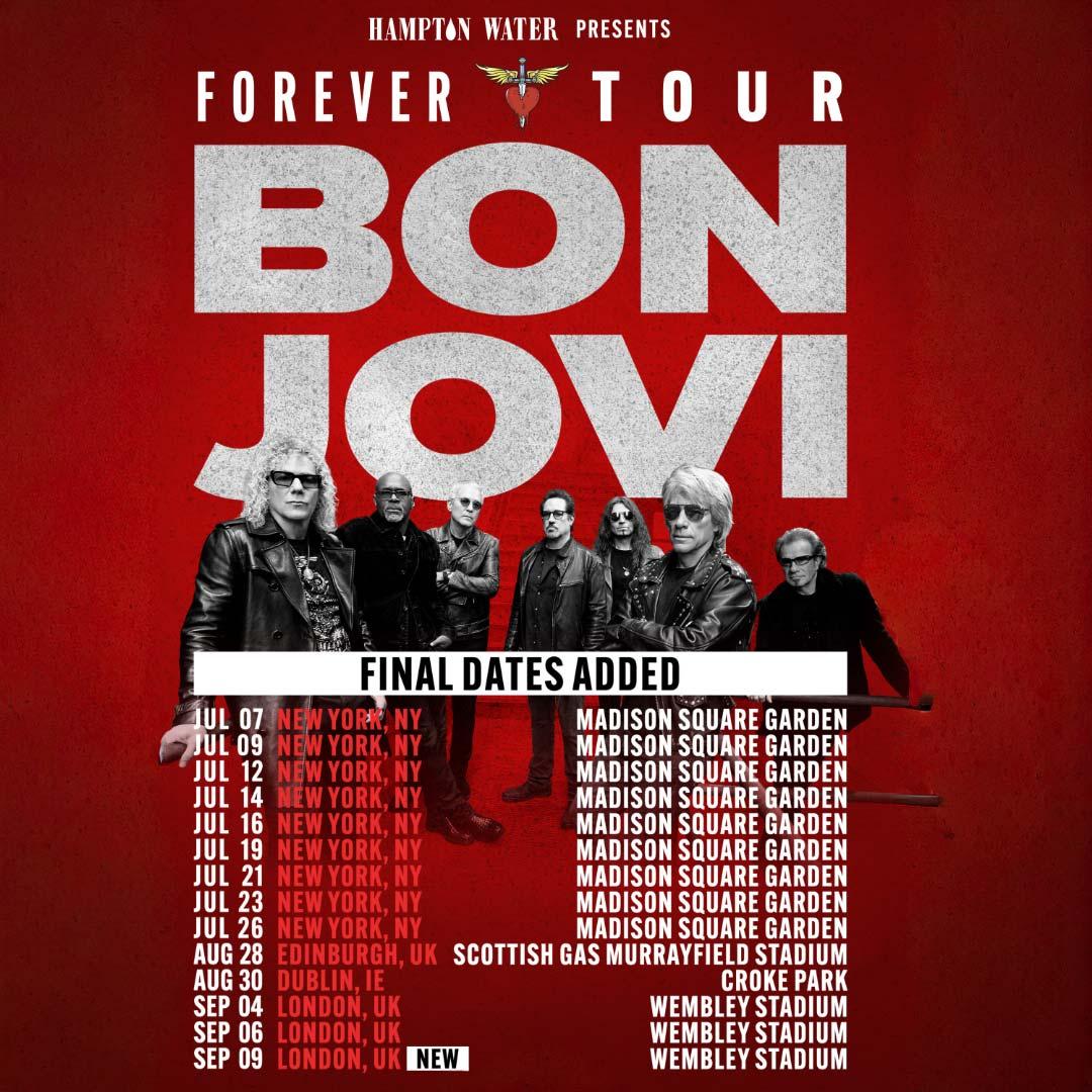 Bon Jovi tour dates